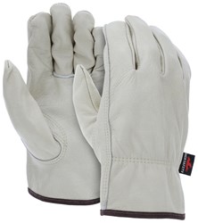 Leather Drivers Select Grain Unlined Cow Leather Work Gloves - Gloves